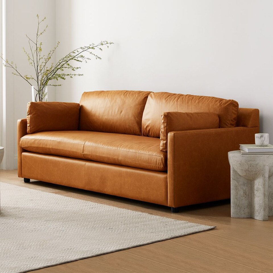 Marin Leather Sofa (86"94")